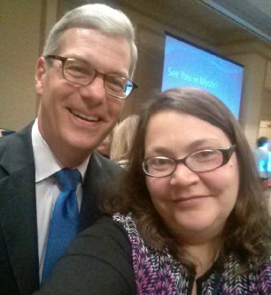 NEMA Executive Director Dan Yaeger and Jenny Powers