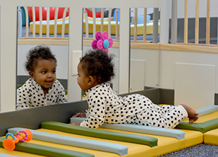 Baby in the new PlaySpace